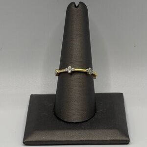 Freida Rothman Clover Sterling Silver Stacking Ring